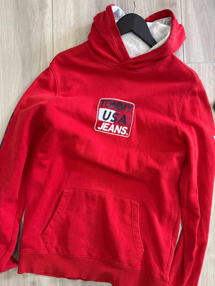 Tommy Jeans Red Hoodie