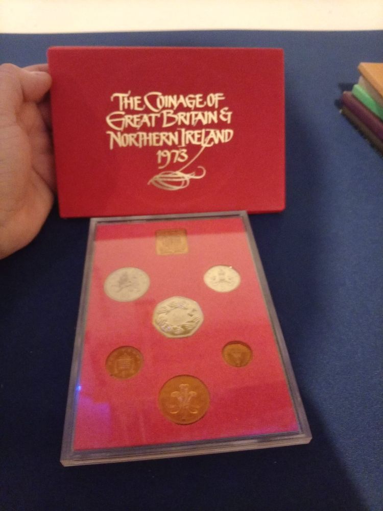 Great Britain and Northern Ireland coins 1973
