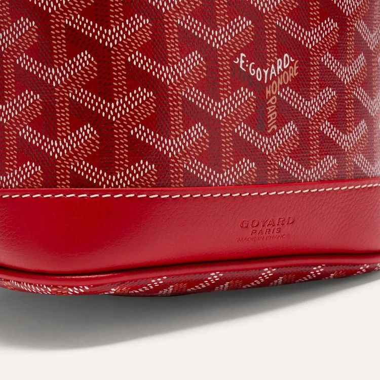 Goyard Petit Flot Bucket Bag Red image 5