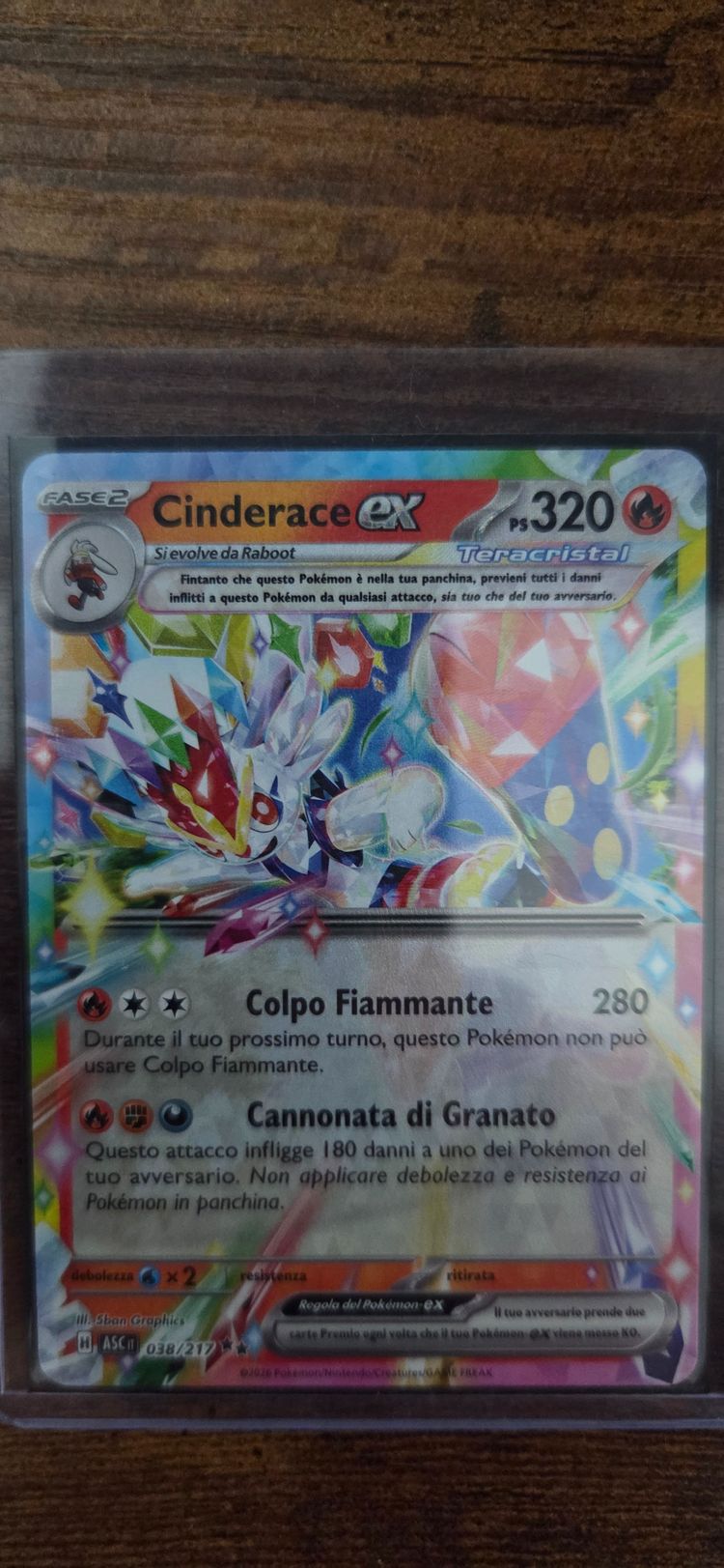 Other Cinderace Ex Trading Card product image