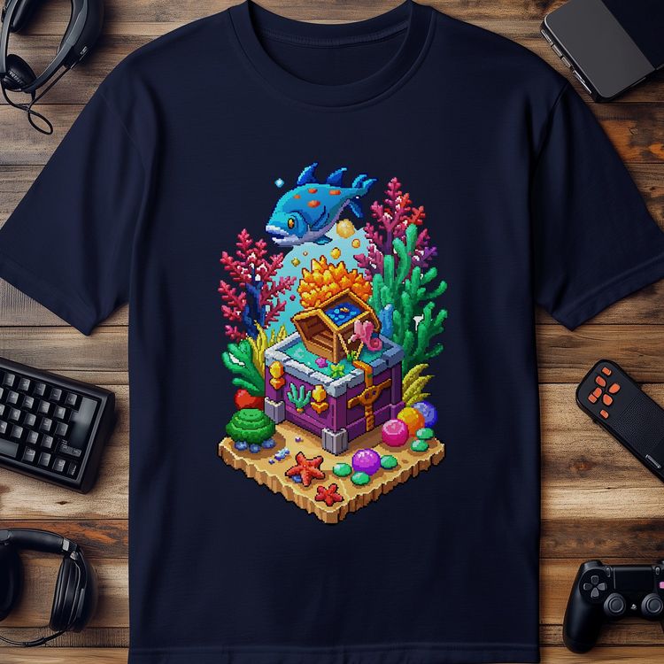Pixel 27 Treasure Chest T-Shirt image 5