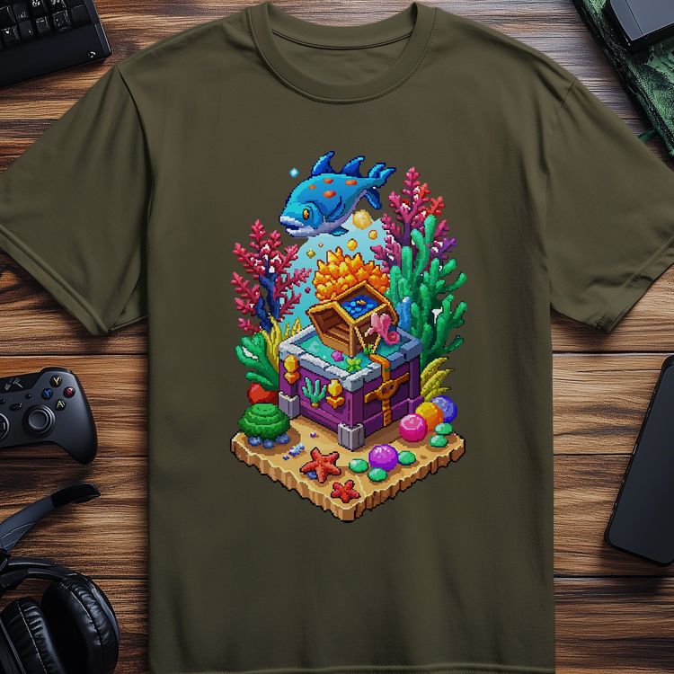 Pixel 27 Treasure Chest T-Shirt image 3