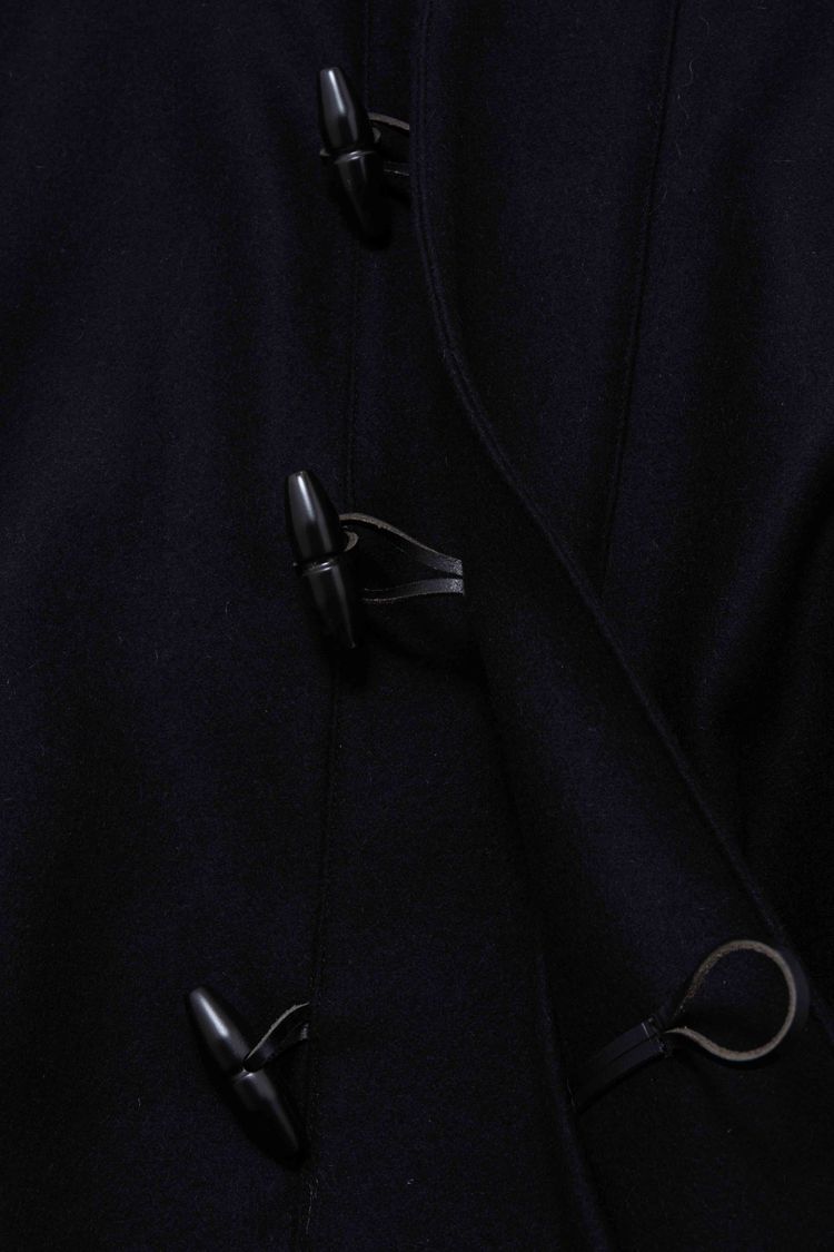 Dior Homme Wool & Lambskin Hooded Duffle Bomber Jacket image 17
