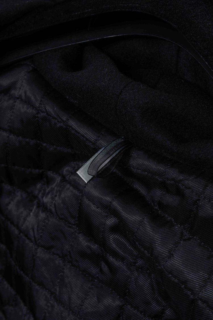 Dior Homme Wool & Lambskin Hooded Duffle Bomber Jacket image 10