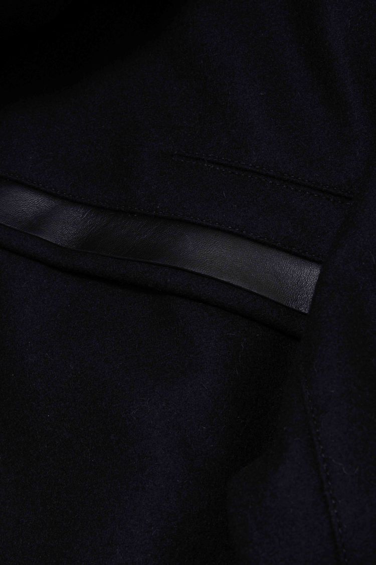 Dior Homme Wool & Lambskin Hooded Duffle Bomber Jacket image 2
