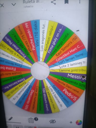 RULETA PREMIUM CARTAS MUY MUY TOPS