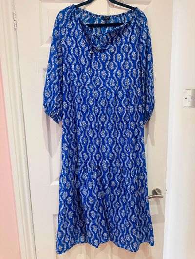 F&F Blue Patterned Dress