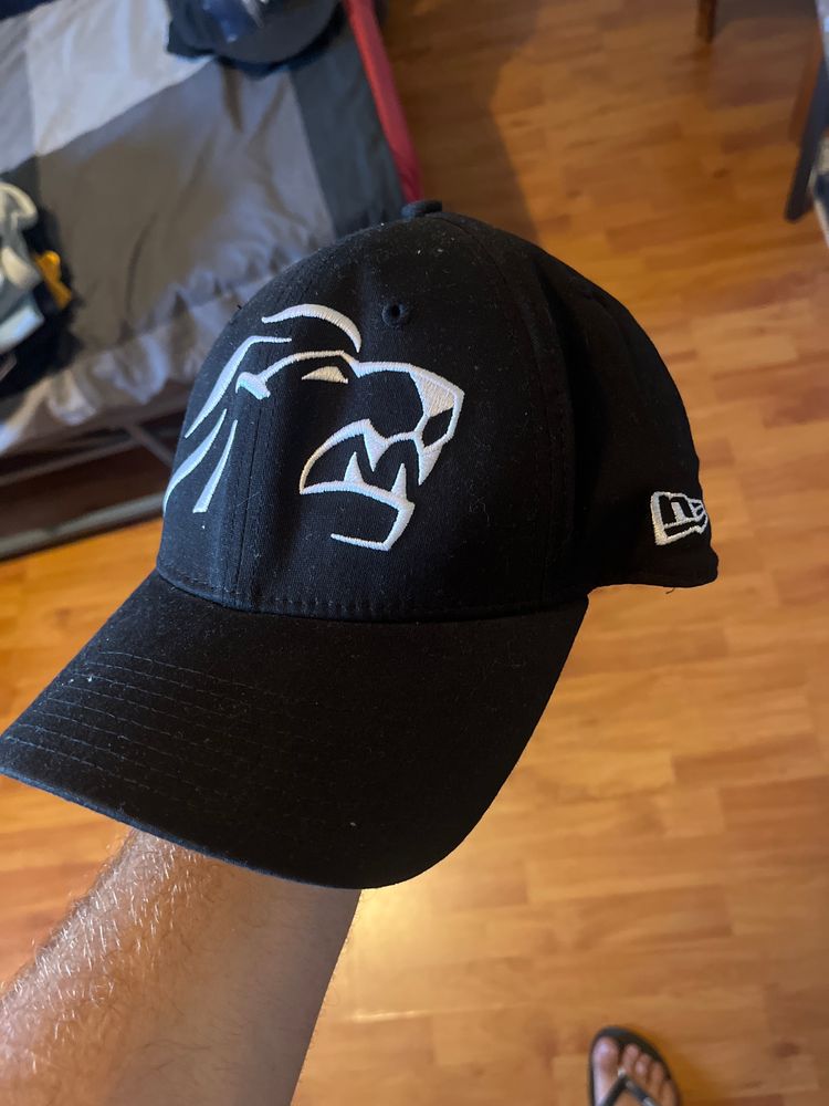 Black Cap With White Lion Logo