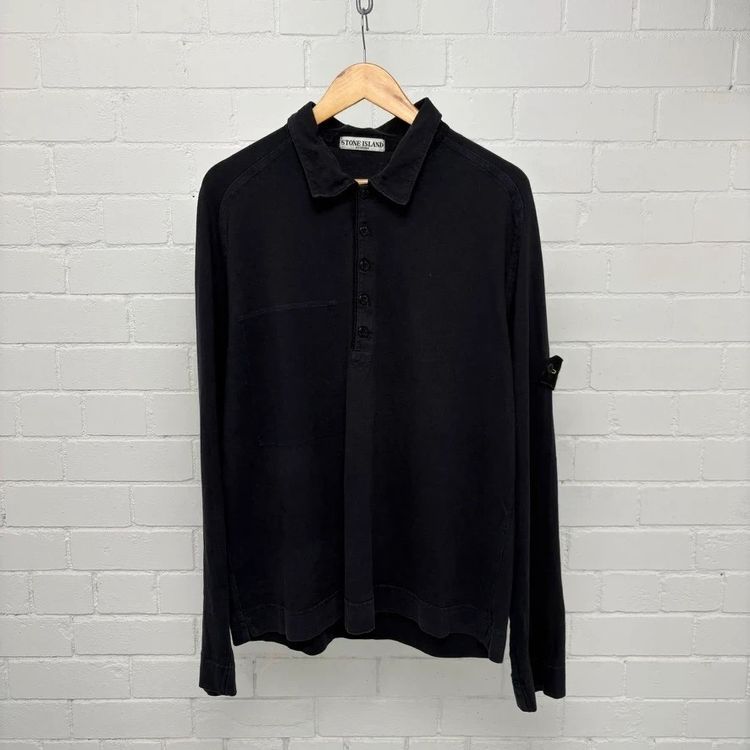 Stone Island Black Long Sleeve T- Shirt image 1