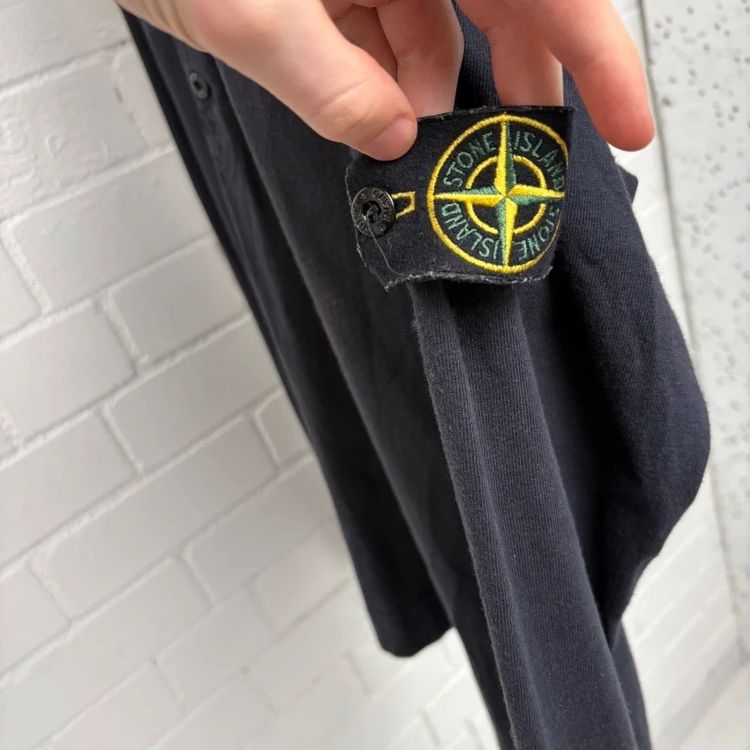 Stone Island Black Long Sleeve T- Shirt image 3