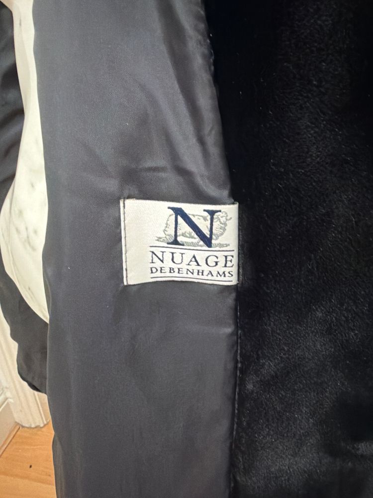 Black Faux Fur Coat image 3