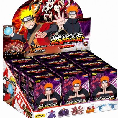 Naruto Shippuden Kayou Serie 2 Mini Figure + Card | Set 86 Modelli da Collezione 1(Box)