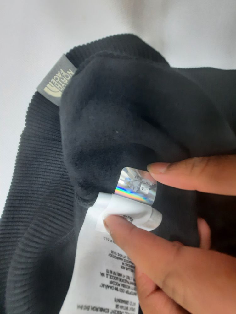 The North Face Black Sweatshirt With Camo Logo image 5