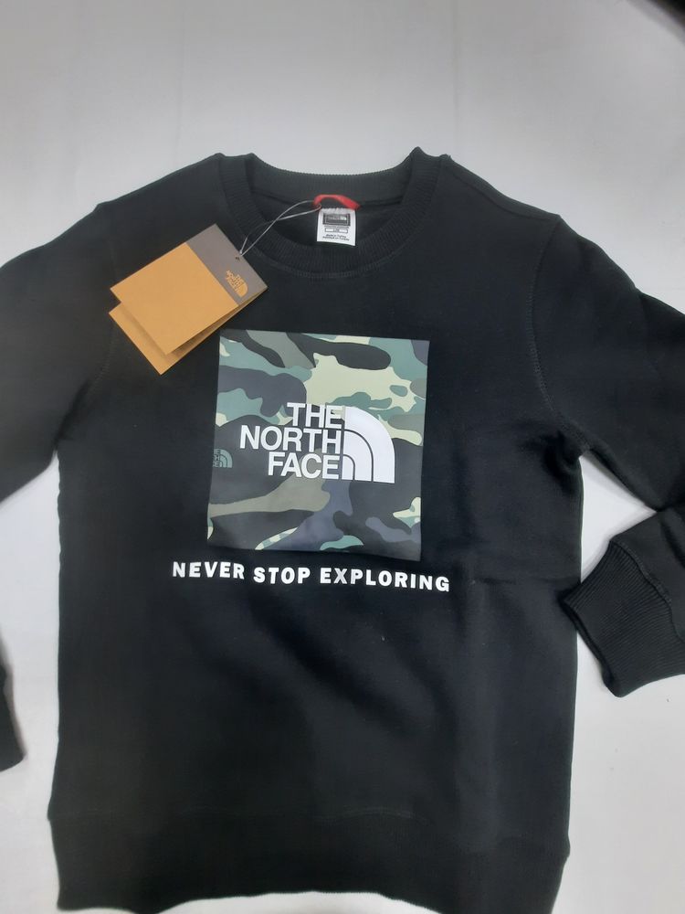 The North Face Black Sweatshirt With Camo Logo