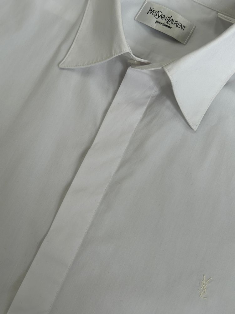 Yves Saint Laurent Pour Homme 2000s Short Sleeve Shirt - L image 2