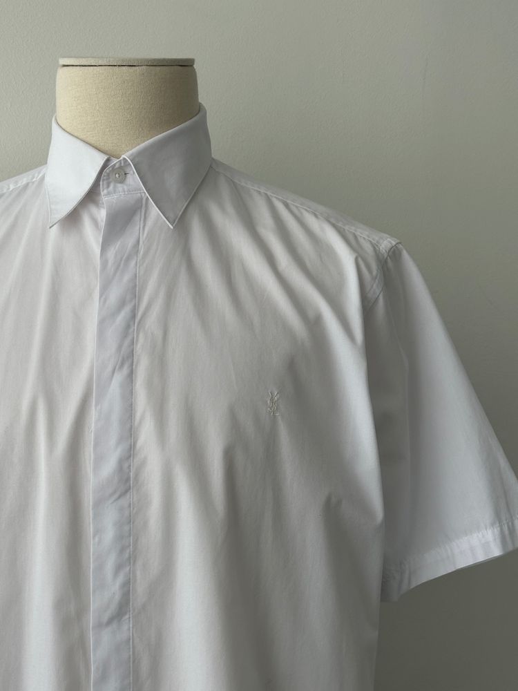 Yves Saint Laurent Pour Homme 2000s Short Sleeve Shirt - L image 3