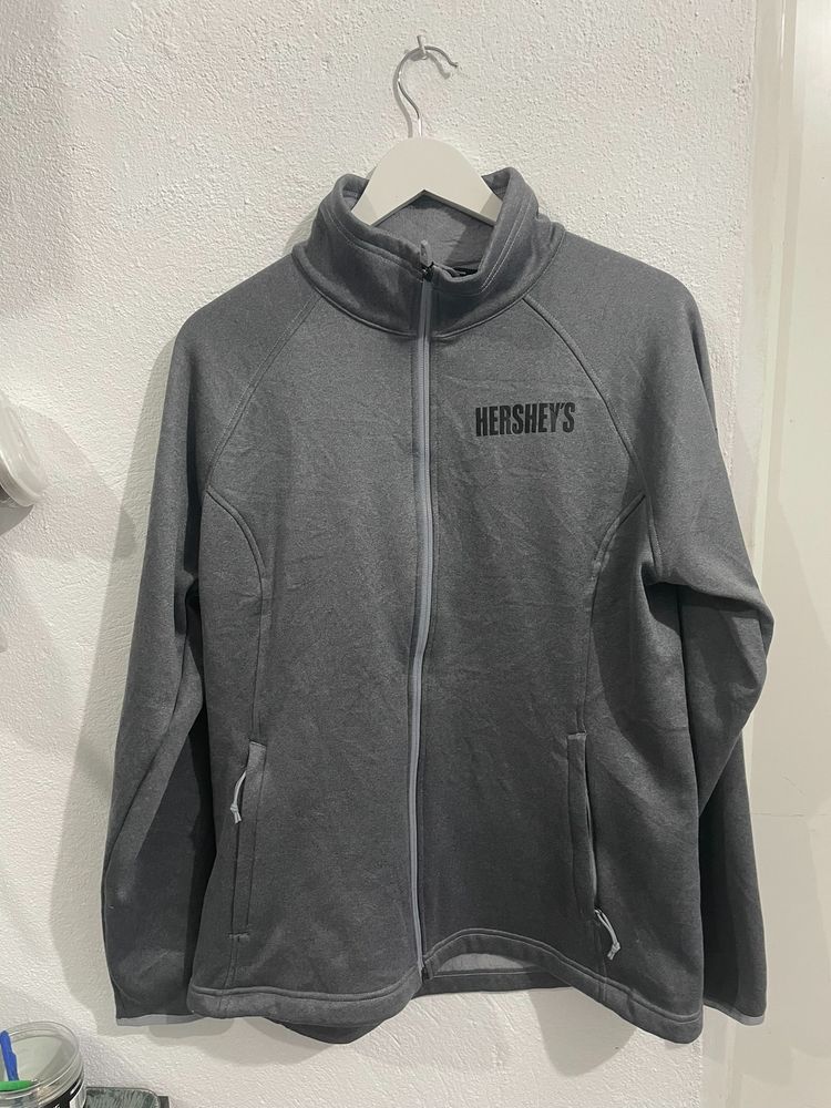 The North Face The North Face Grey Fleece Jacket With Hershey'S Logo product image
