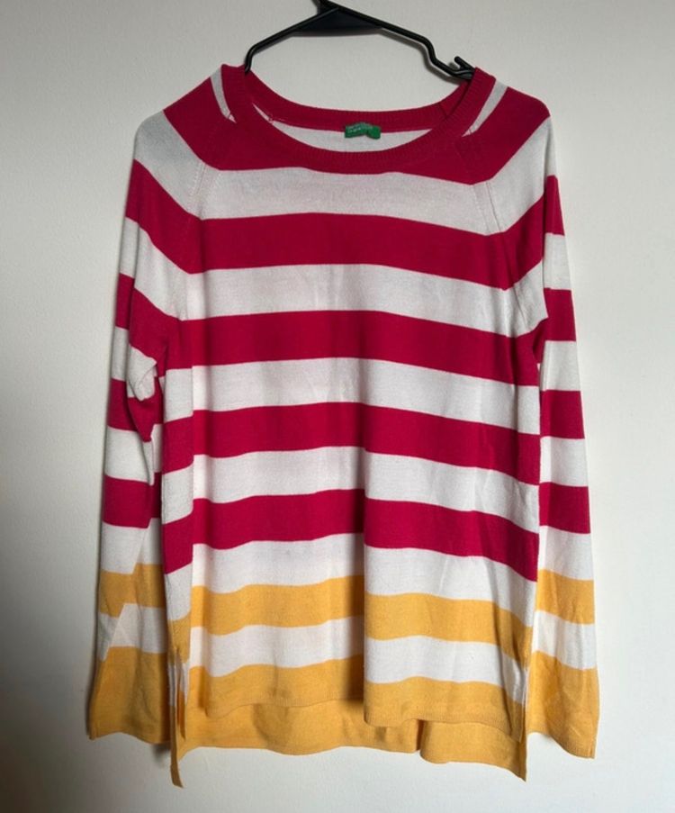 Benetton United Colors Of Benetton Striped Long Sleeve Sweater product image