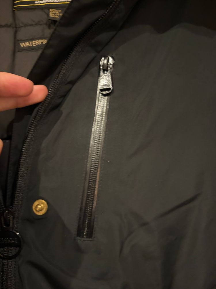 Barbour International Fibredown Waterproof Long Parka Coat Women’s UK 12 Black NWOT image 7