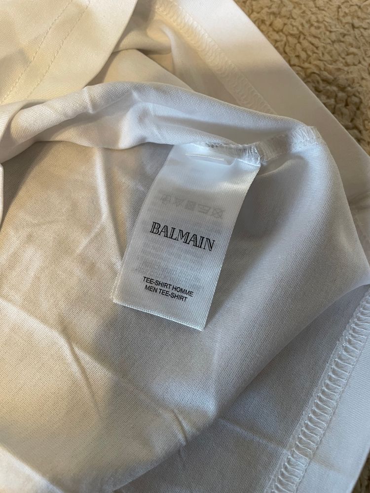 Balmain White Men'S T-Shirt image 5