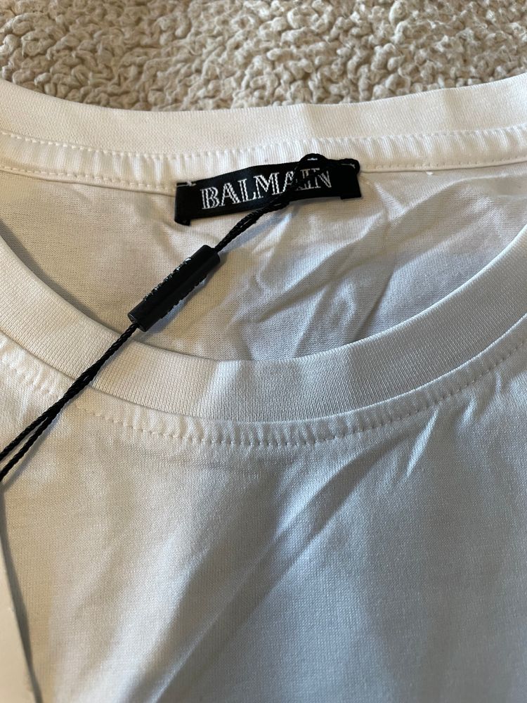 Balmain White Men'S T-Shirt image 3