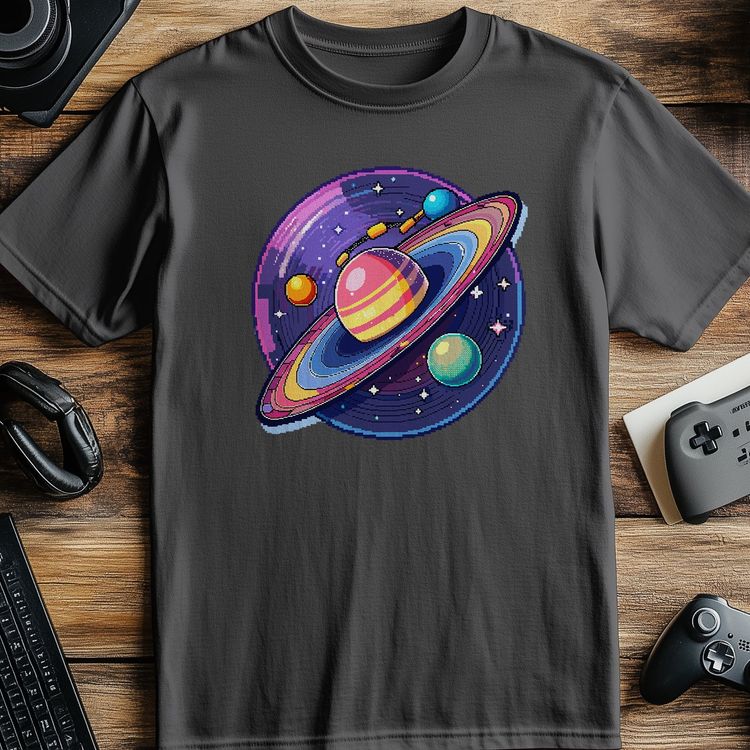 Pixel 61 Saturn t-shirt image 2