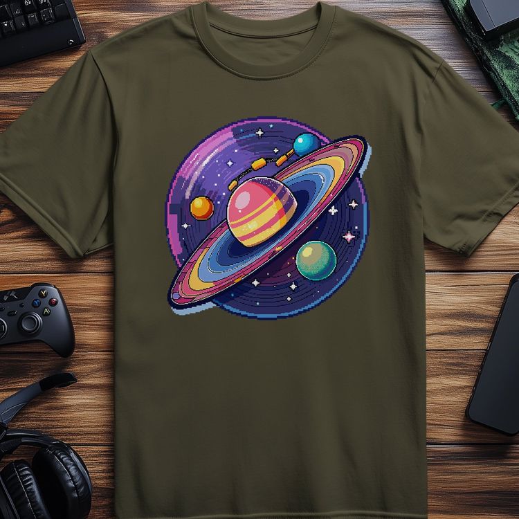 Pixel 61 Saturn t-shirt image 5