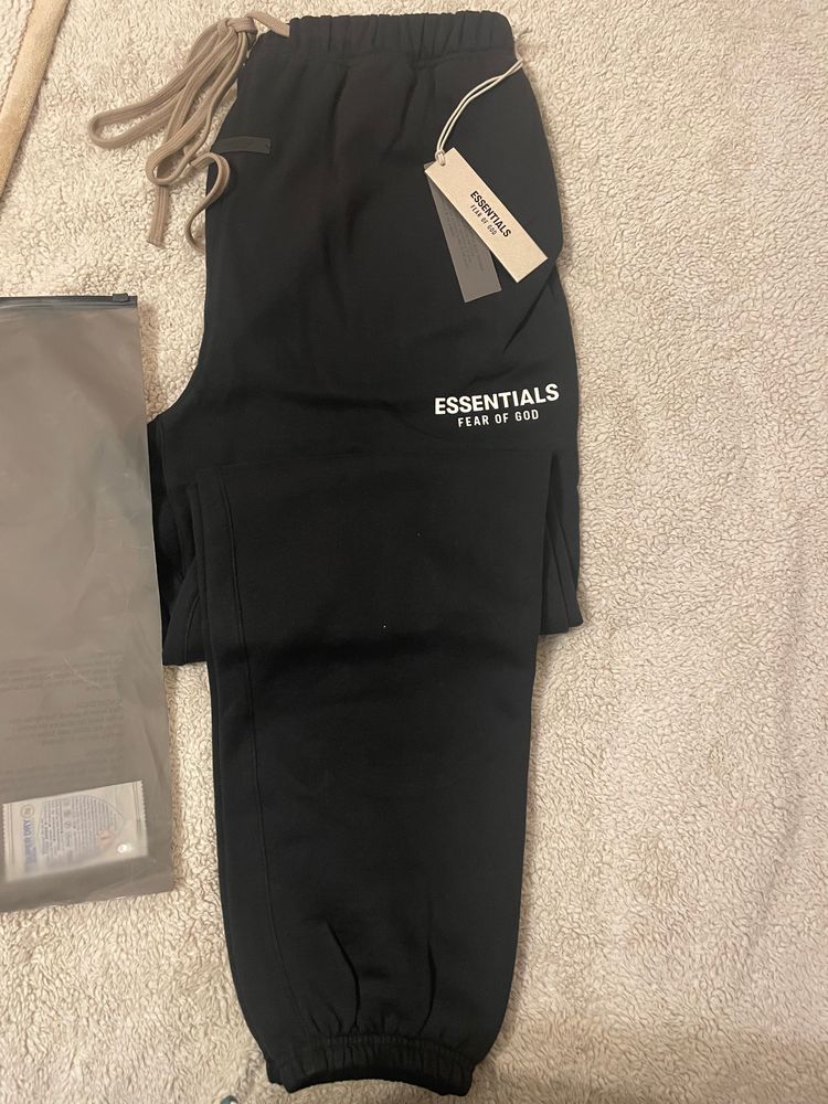 Fear Of God Essentials Black Sweatpants image 1