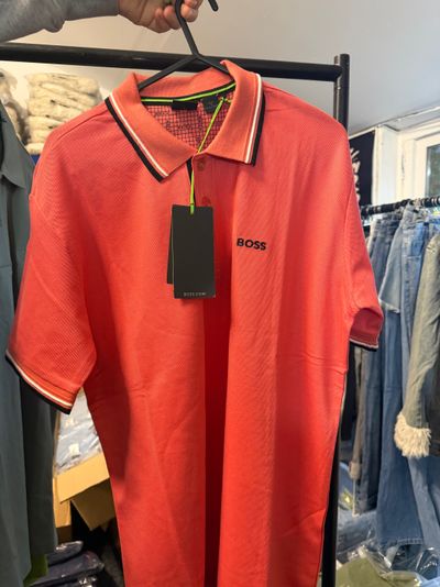 Boss Salmon pink Polo Shirt