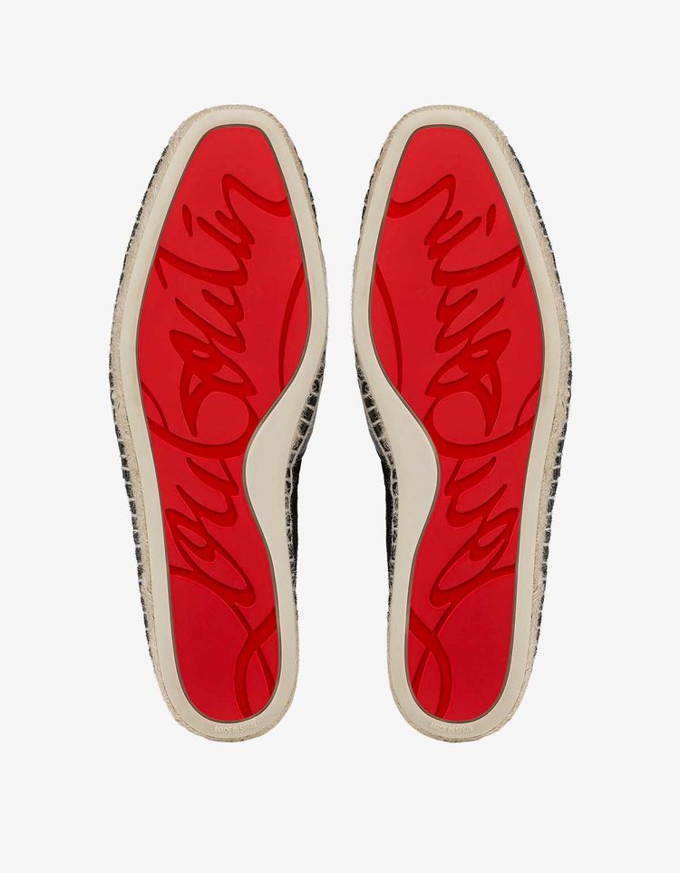 Christian Louboutin Chambespadrille Flat Black Espadrilles image 2
