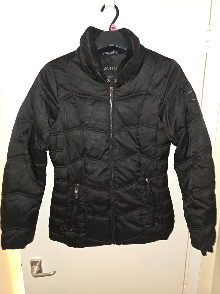 Nautica Black Quilted Jacket