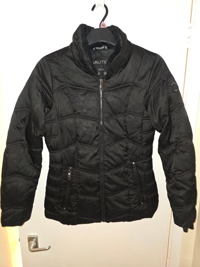 Nautica Black Quilted Jacket