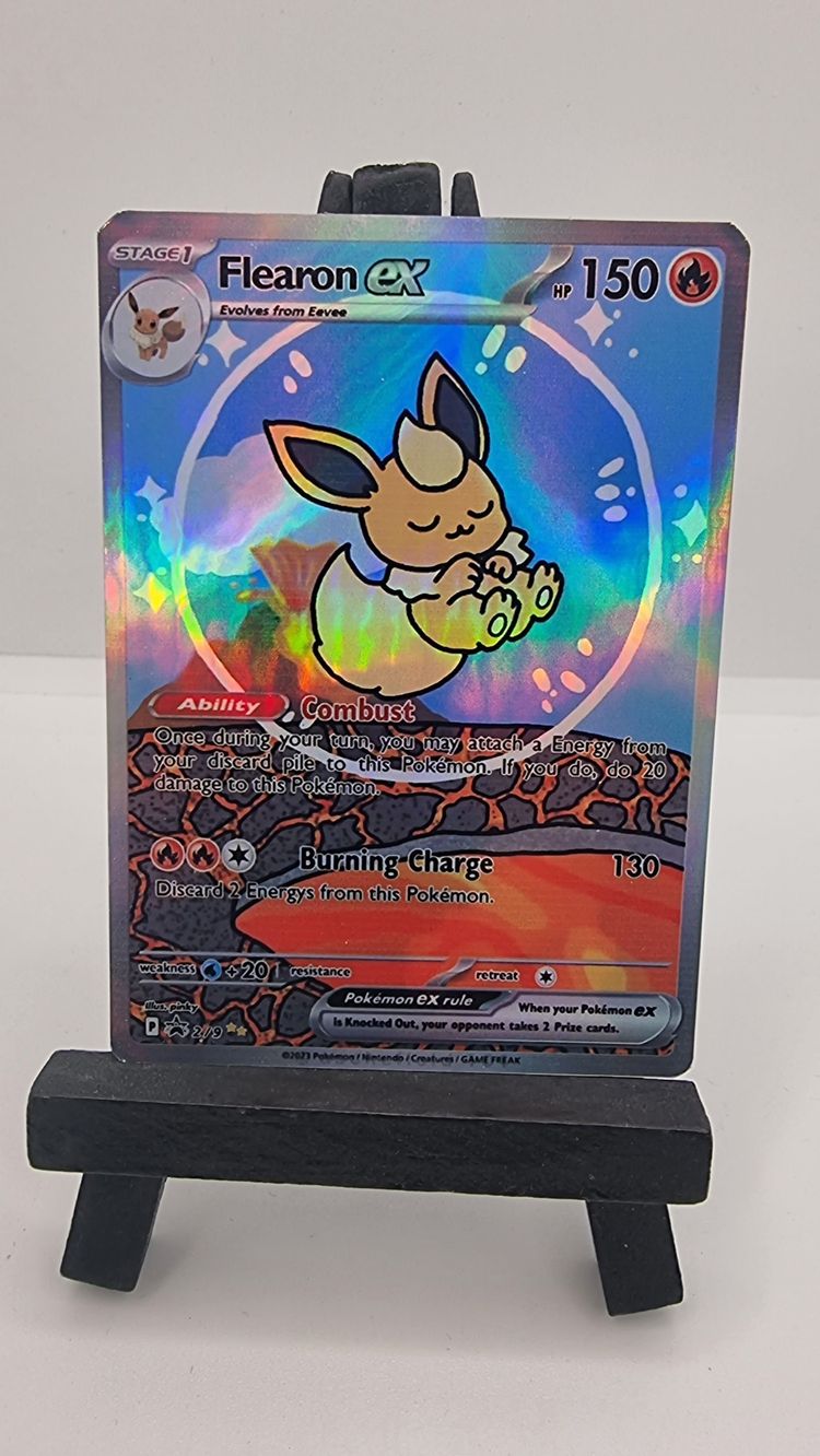bubble shiny flareon Pokemon TCG holo ( Fan Art) holo  1444