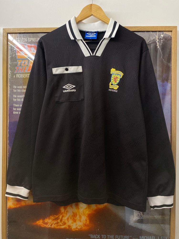 1992/94 Umbro Scotland Football Referee Long Sleeve image 1