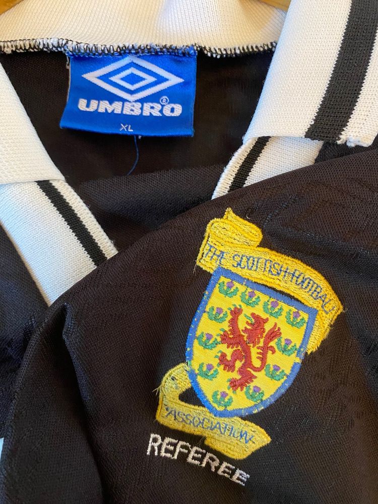 1992/94 Umbro Scotland Football Referee Long Sleeve image 3