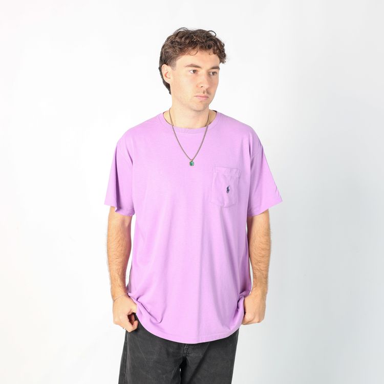 Lilac Purple y2ks Polo Ralph Lauren T-Shirt (L) 4