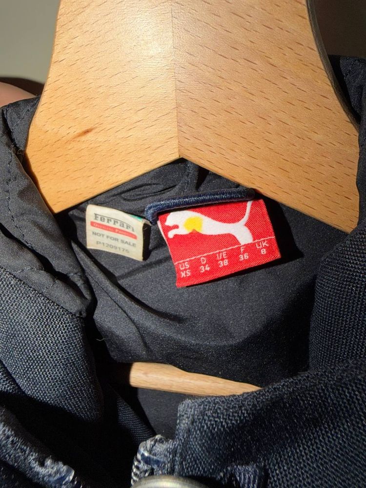 Puma Black Jacket With Ferrari Logo XS image 4