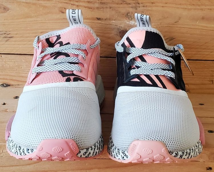 Adidas NMD R1 Low Textile Trainers UK5/US5.5/EU38 FV6991 White/Pink image 9