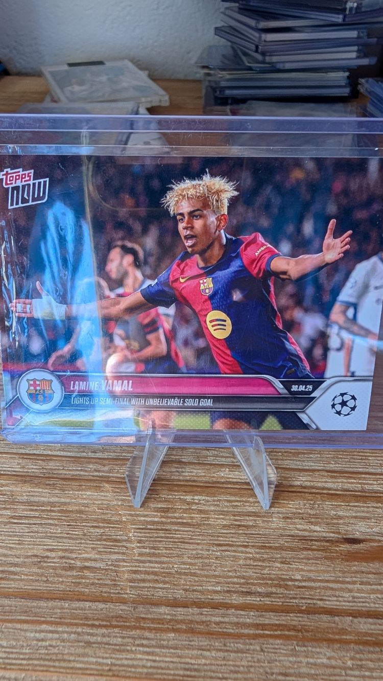 Lamine Yamal Topps Now “Lights Up Semi-Final” Gol Histórico 30.04.25