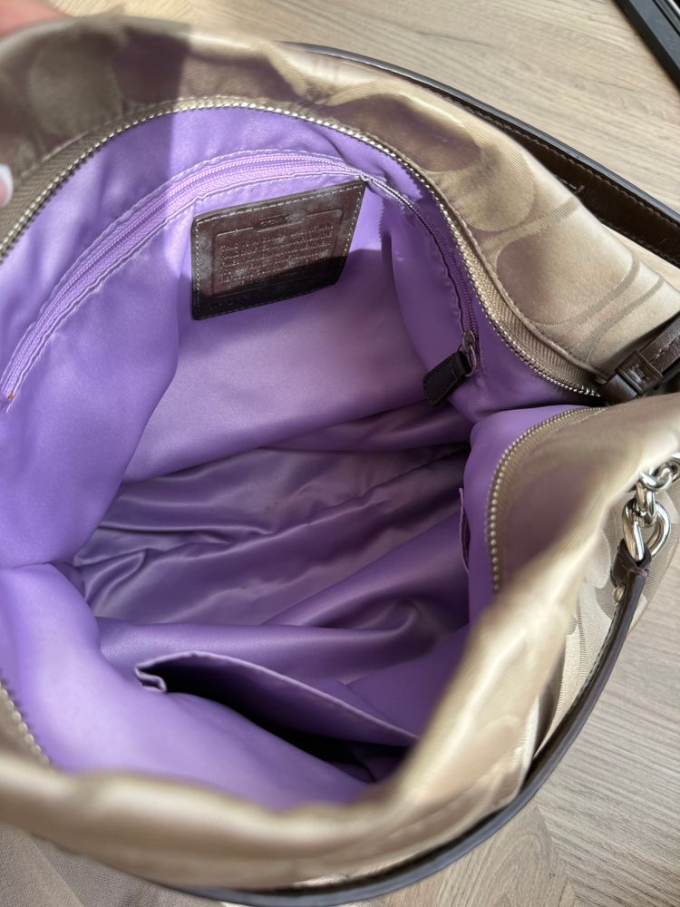 Coach Signature Sateen Large Brooke Bag D1182-F16619 obraz 14