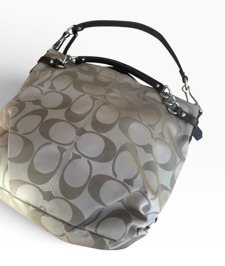 Coach Signature Sateen Large Brooke Bag D1182-F16619 obraz 12