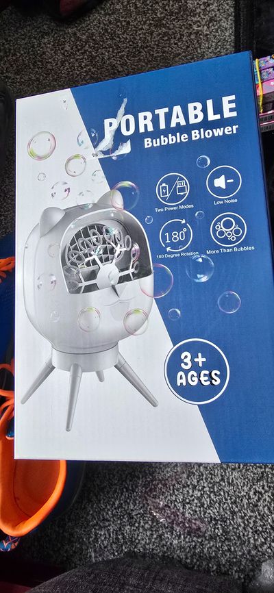 Portable Bubble Blower