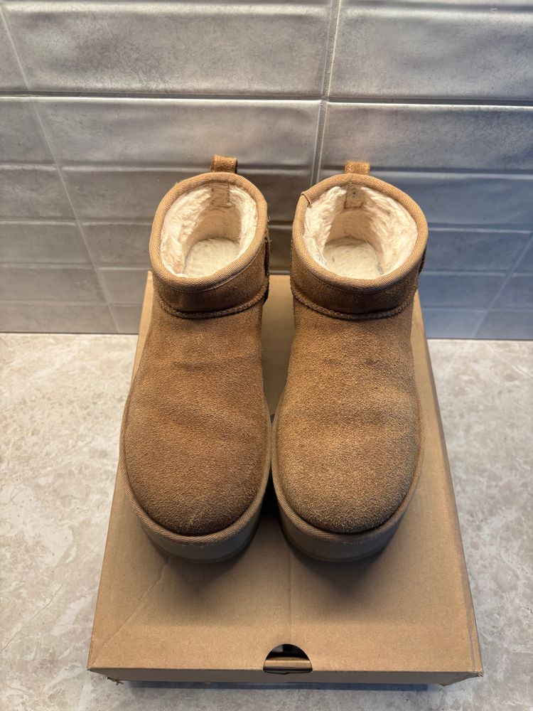 Ugg Brown Boots Ultra Mini Platform  3