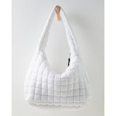 White Quilted Shoulder Bag