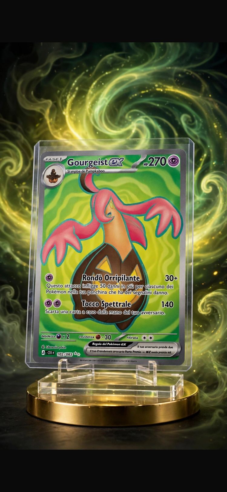 Immagine di Gourgeist Ex Trading Card 1