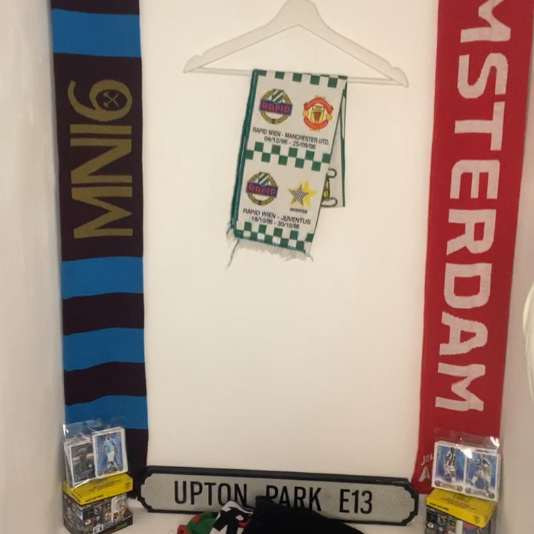 A Blonde and Her Bag Rapid Vienna 96 ucl scarf few marks imagen del producto