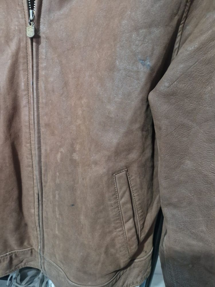 Verrell Brown Leather Jacket imagen 3