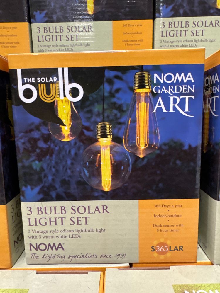 Other sets Noma 3 Bulb Solar Light Set imagen del producto