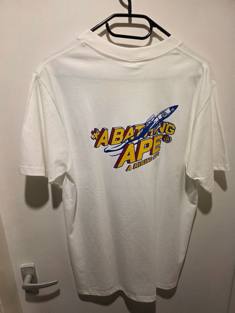 A Bathing Ape White Graphic T-Shirt image 2