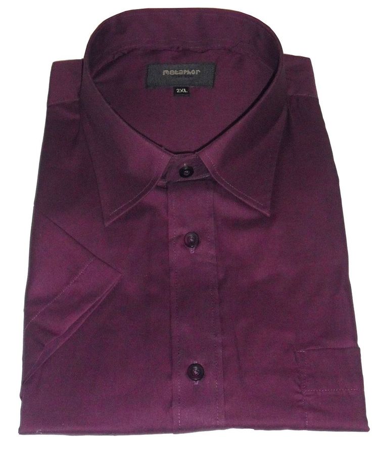 METAPHOR POLY COTTON SHORT SLEEVED PLAIN SHIRTS(14150),SIZE 2XL TO 8XL,5 OPTIONS 2